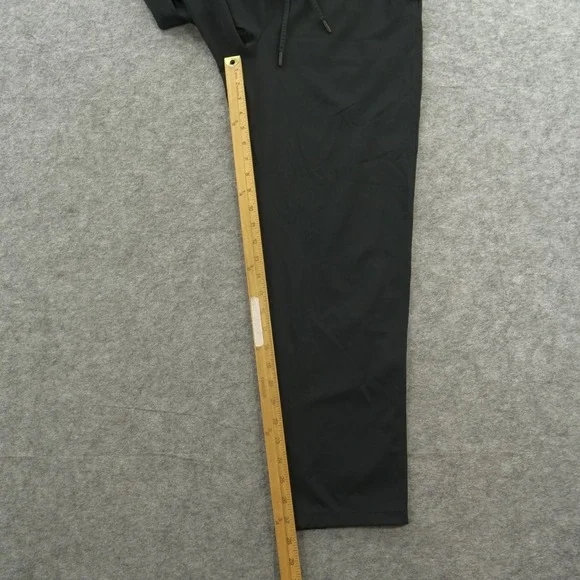 Lululemon Pants Womens 8 Black Keep Moving Active Elastic Waist Relaxed Leg - Picture 10 of 11
